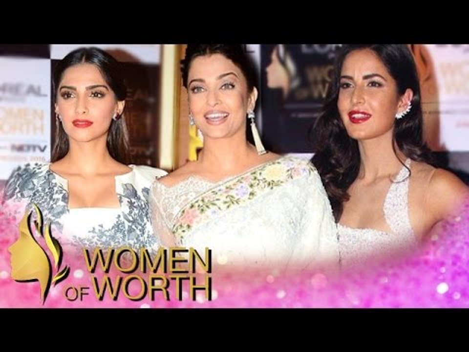 NDTV Loreal Women of Worth Awards 2016 | Katrina Kaif, Aishwarya Rai, Sonam Kapoor |  Red Carpet