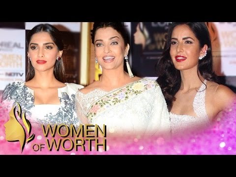 NDTV Loreal Women of Worth Awards 2016 | Katrina Kaif, Aishwarya Rai, Sonam Kapoor | Red Carpet
