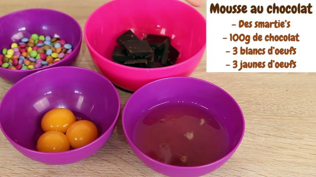 RECETTE MOUSSE AU CHOCOLAT FACILE ET RAPIDE - CUISINE POUR LES PETITS •♡