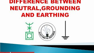 Difference Between The Neutral Grounding And Earthing | Explained In Tamil