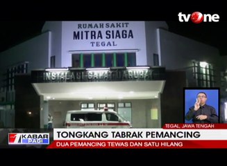 Ditabrak Tongkang, 2 Pemancing Tewas