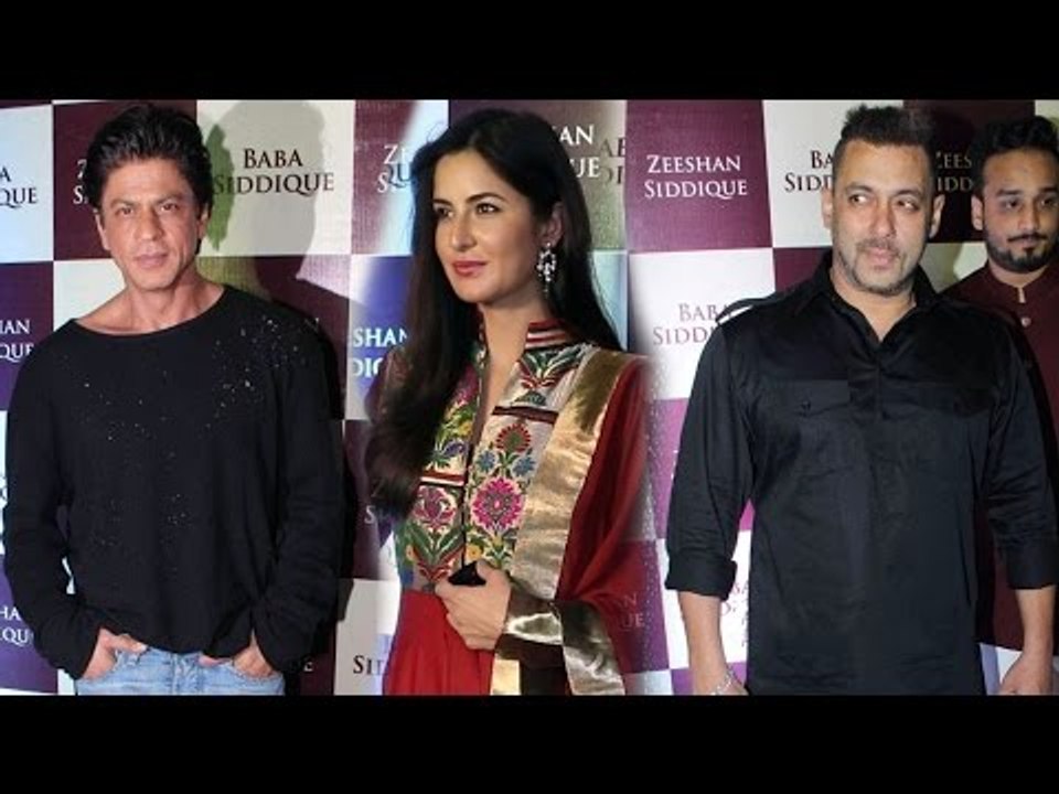 Salman Khan, Shahrukh Khan, Katrina Kaif At Baba Siddiqui's Iftar Party 2016