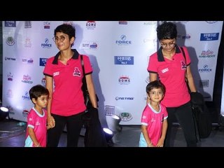 Aamir Khan's Wife Kiran Rao With Son @ Pro Kabaddi 2016 Opening Ceremony
