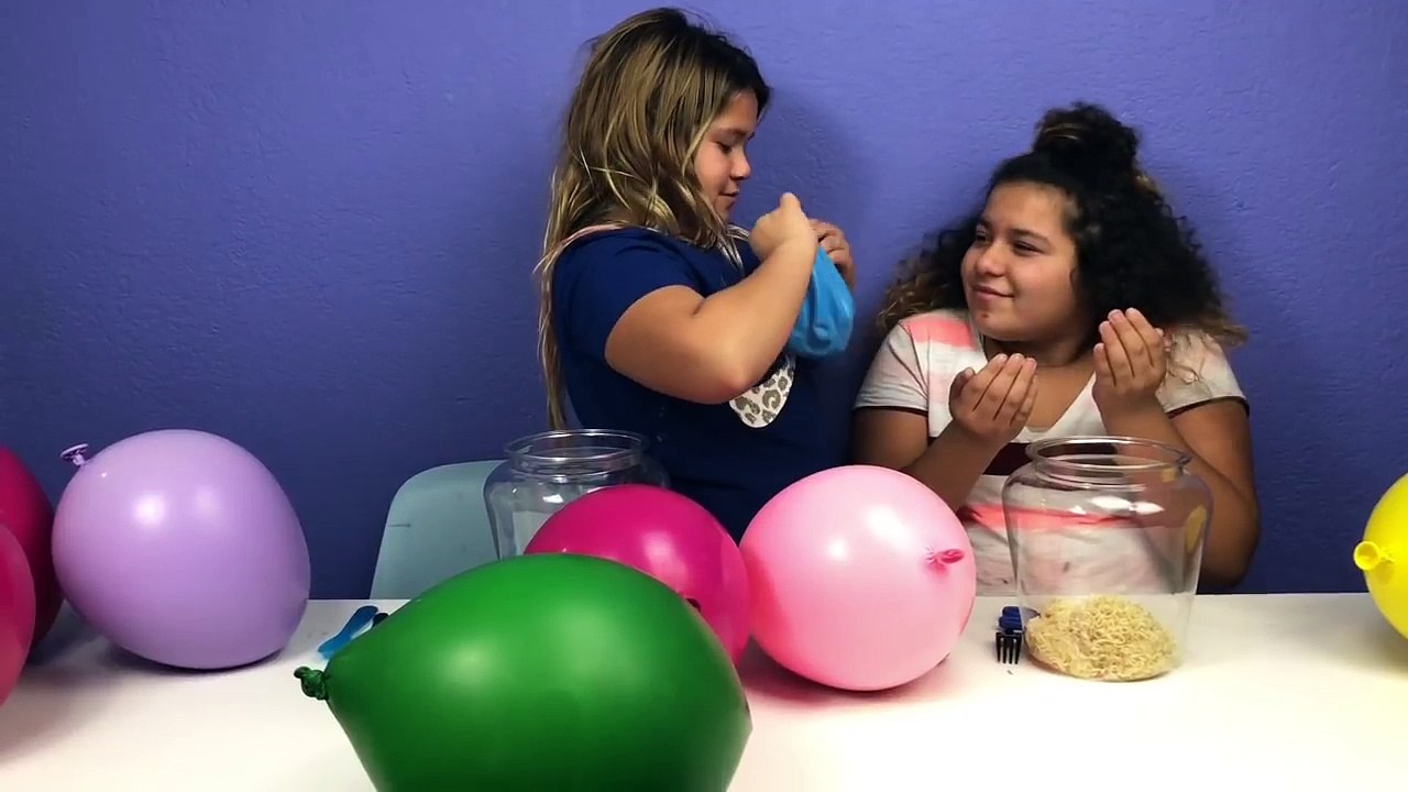 EAT IT OR WEAR IT BALLOON SMOOTHIE POPPING CHALLENGE