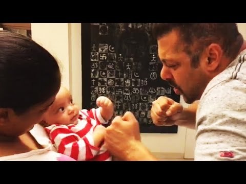 Salman Khan's CUTE Sultan FIGHT With Nephew Ahil
