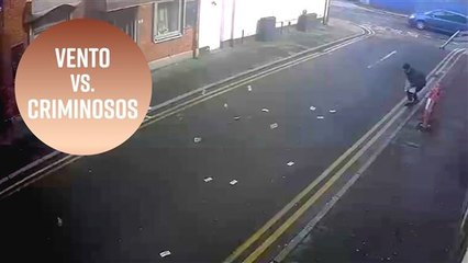 O que acontece quando se assalta em um dia de ventania