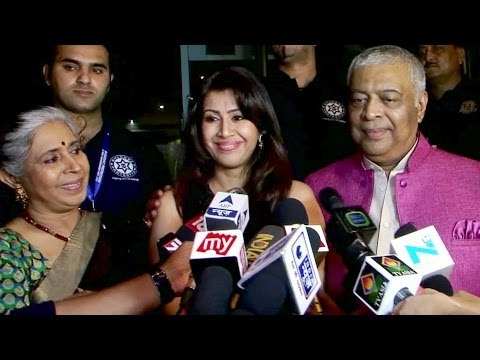 Ankita Bhargawa & Her Parents At Divyanka Tripathi & Vivek Dahiya's Reception