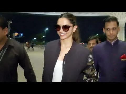 Deepika Padukone Spotted At Mumbai Airport, Leaving For Shoot