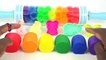 Play Doh Rainbow Roller Pin Modelling Clay Animal Molds Learn Colors Fun and Creative Kids