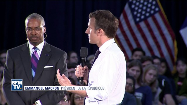 Suivre les règles? C'est parfois bullshit : la leçon d'Emmanuel Macron à des étudiants américains