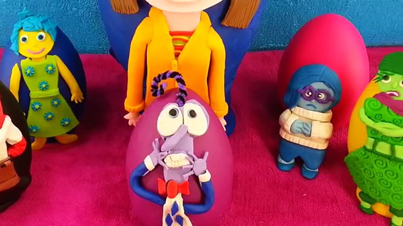 Disney Pixar Inside Out Riley Play-Doh Surprise Eggs & Emotions