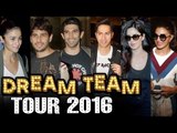 DREAM TEAM 2016 | Katrina, Alia, Jacqueline, Varun, Sidharth | Leaves For USA Live Concert