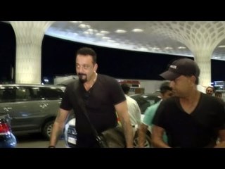 Sanjay Dutt Spotted At Airport Leaving For IIFA 2016