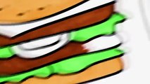 Coloring Pages Hamburger and Sauce | Drawing Fast Food | Art Colours for Kids with Colored Markers