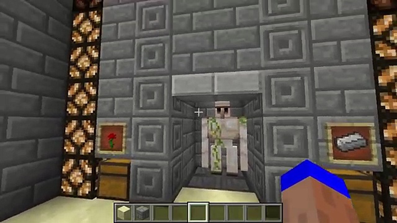 Minecraft Tutorial: The Silo - Bulk Storage with Status Indicator