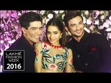 Shraddha & Shushant Singh Walk Ramp For Manish Malhotra At Lakme Fashion Week 2016