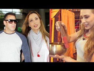 (VIDEO) Salman's Girlfriend Iulia Plays Buddha Singing Bowl