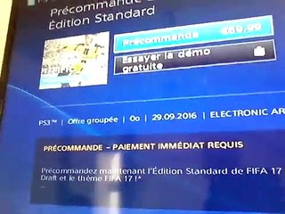 Comment télécharger fifa 17 démo sur ps3