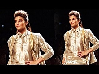 Jacqueline Fernandez HOT Ramp Walk At Lakme Fashion Week 2016