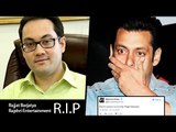 Salman Khan Pays Condolences To Rajshri's CEO Rajjat Barjatya's DEATH