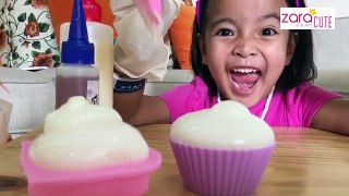 DIY SQUISHY - Zara membuat Squishy Hello Kitty dan Cup Cake