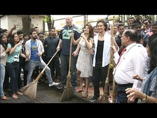 Tiger,Jacqueline & Nathan Jones Jones The Swatch Bharat Campaign