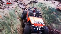 Part 2: 7 RC Scale Trucks 4x4 offroad adventures Trail Finder 2 SCX10 honcho Wraith Jeep Brute D110