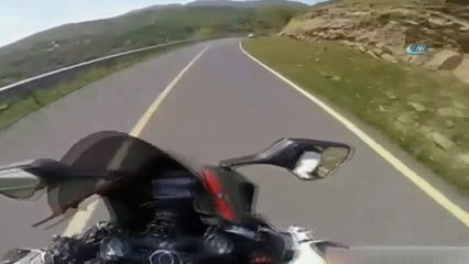 Kazadan kıl payı kurtuldu...O anlar kamerada