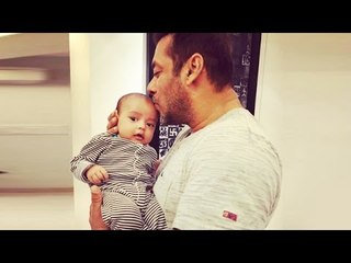 Salman Khan KISSING Cute Nephew Ahil