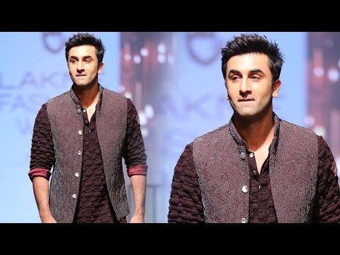 Ranbir Kapoor Walks The Ramp At Lakme Fashion Week 2016