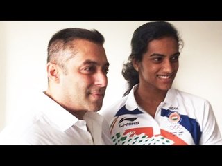 Salman Khan Meets Silver Medalist P. V. Sindhu | Rio Olympics 2016 | Bollywood News