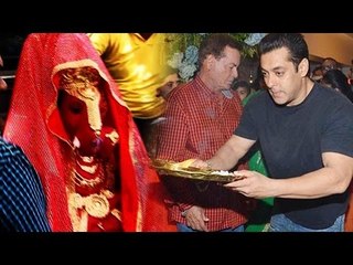 Salman Khan's Family BRING Lord Ganpati At Home 2016