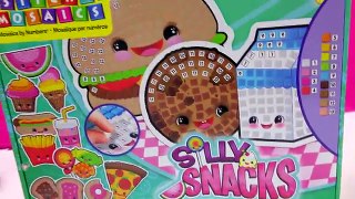 Sticker Mosaics By Number Silly Snacks Fast Foods Cupcake Donut Cookies Craft Video Cookieswirlc