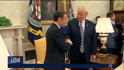 "L'Iran ne devra jamais posséder l'arme nucléaire", Macron