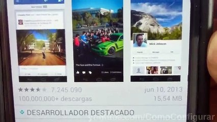 como descargar y configurar facebook samsung galaxy s3 español