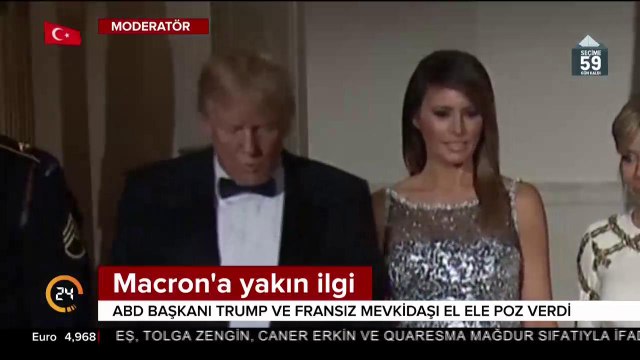 Trump'tan Macron'a yakın ilgi gösterdi