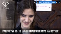 Christian Wijnants Hairstyle Paris Fashion Week Fall/Winter 18-19 | FashionTV | FTV