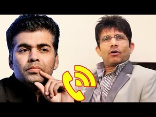 KRK's AUDIO LEAKED ! Karan Johar PAID To Tweet Against Shivaay