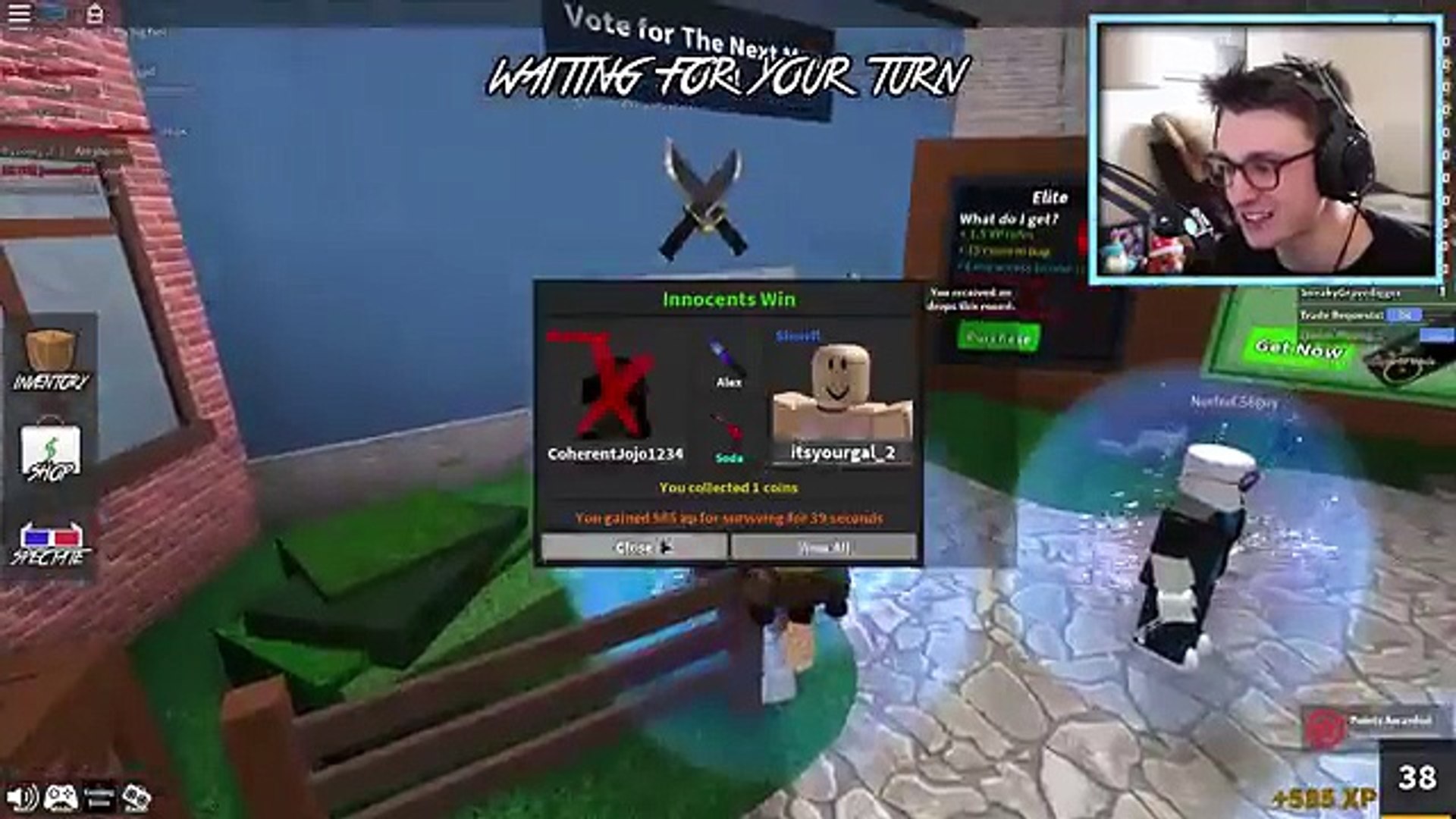 ⁣FUNNY HIDING SPOT! | Roblox Murder Mystery 2 w/ Gamer Chad!