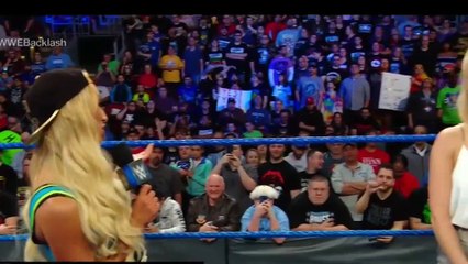 Charlotte Flair & Carmella sign contract for their match at Backlash: SmackDown LIVE,April 24,2018