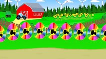 Kolorowe Traktorki Niespodzianki Farma Bajka Dla Dzieci