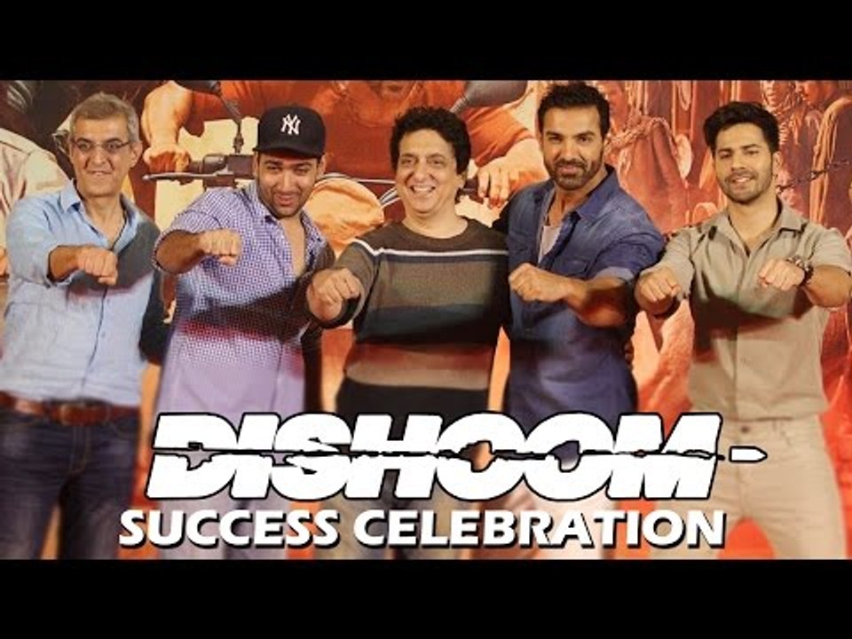 DISHOOM Movie SUCCESS Celebration | Varun Dhawan, John Abraham, Rohit Dhawan | Press Conference
