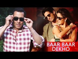 Salman Khan PROMOTES Katrina's Baar Baar Dekho In Freaky Style