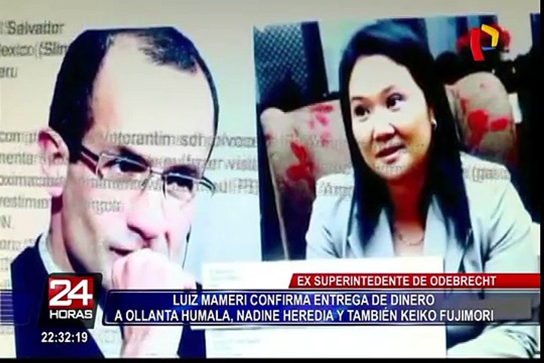 Exsuperintendente de Odebrecht confirma entrega de dinero para campañas de Ollanta y Keiko