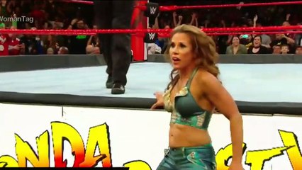 Ronda Rousey locks Mickie James in an armbar during the main event: Raw, April 23, 2018