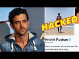 OMG! Hrithik Roshan’s Facebook Account Hacked