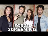 Force 2 Movie Screening | Varun Dhawan, Sonakshi Sinha, John Abraham