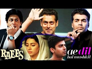 SRK & Karan Johar TO REPLACE Mahira & Fawad, Salman SUPPORTS Shahrukh's RAEES | Bollywood News