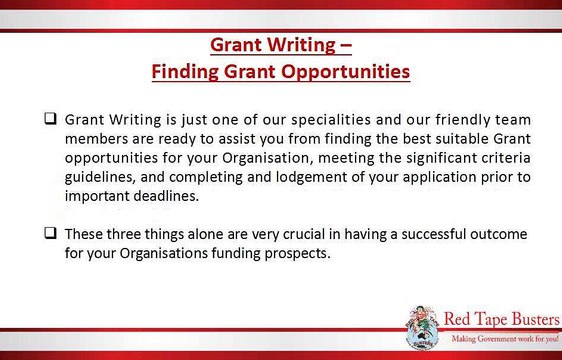 Grant Writing - Finding Grant Opportunities