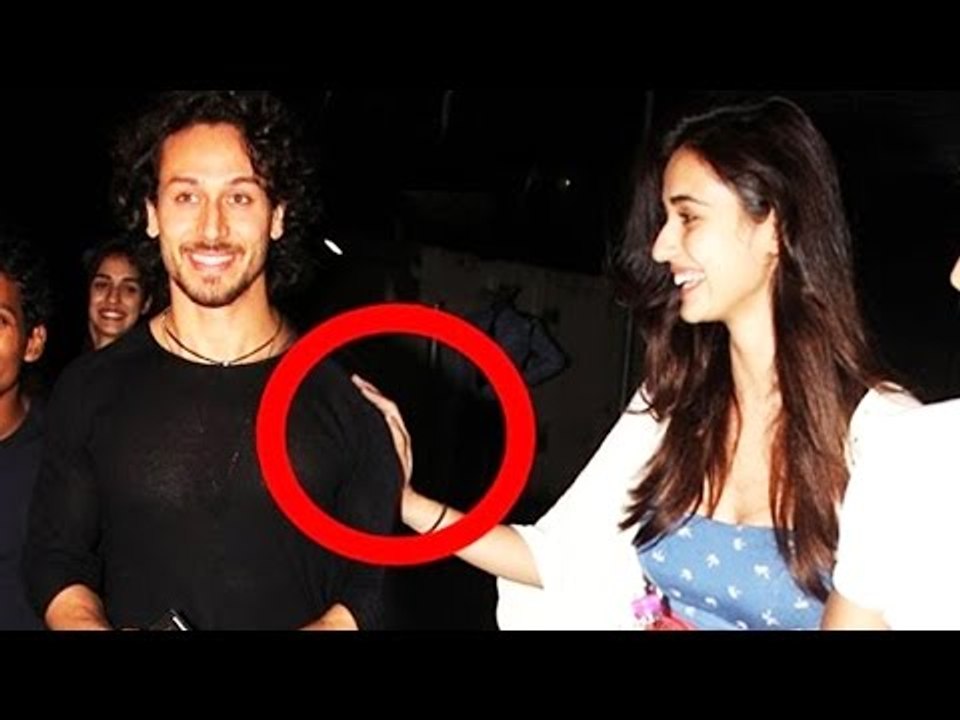 Tiger Shroff CAUGHT With Girlfriend Disha Patani At MS DHONI Screening